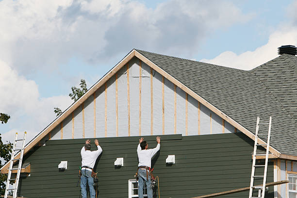 Professional Siding Installation technician working in Cedar Park, TX